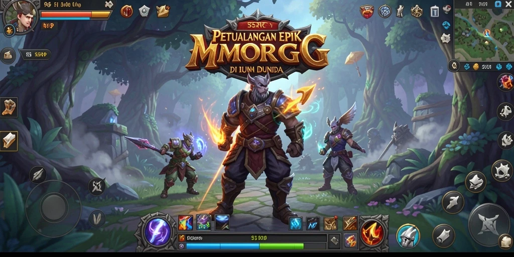 Tampilan gameplay seru dan grafis menawan di 55RP.