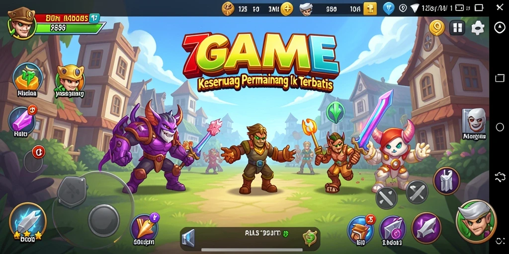 Gameplay seru dan santai dari 7GAME yang mengasyikkan.