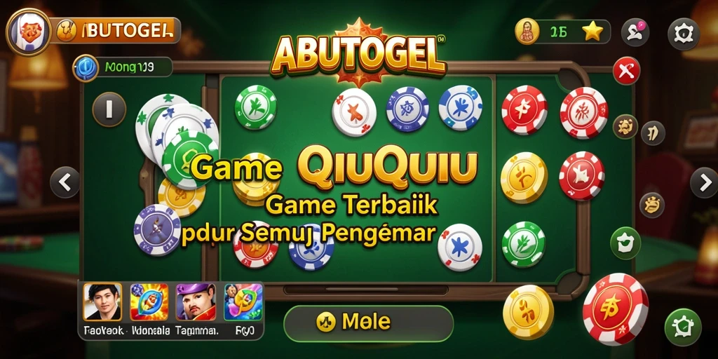 Tampilan gameplay seru dari ABUTOGEL QiuQiu.
