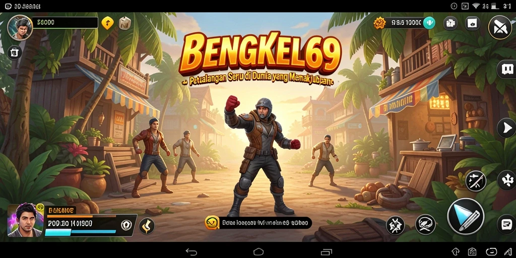 Tampilan menakjubkan dari gameplay petualangan BENGKEL69.