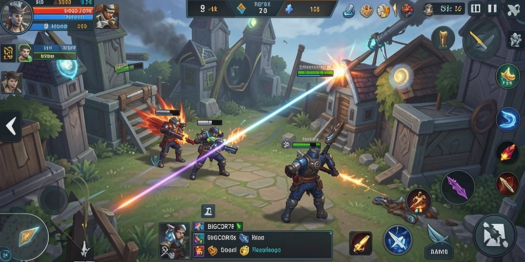 Tampilan gameplay menakjubkan dari BIGCOR78 dalam pertempuran SLG.