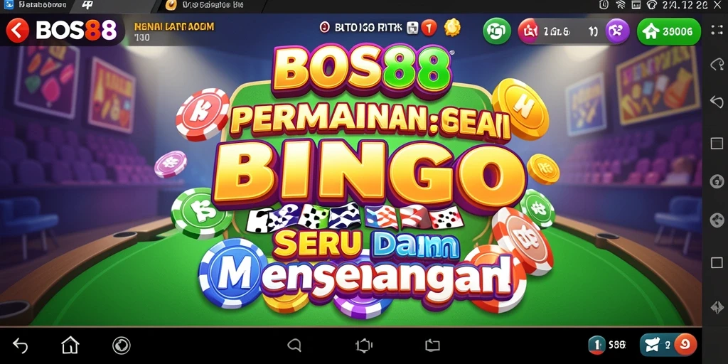 Tampilan gameplay seru dari BOS88 yang menyuguhkan keseruan Bingo.
