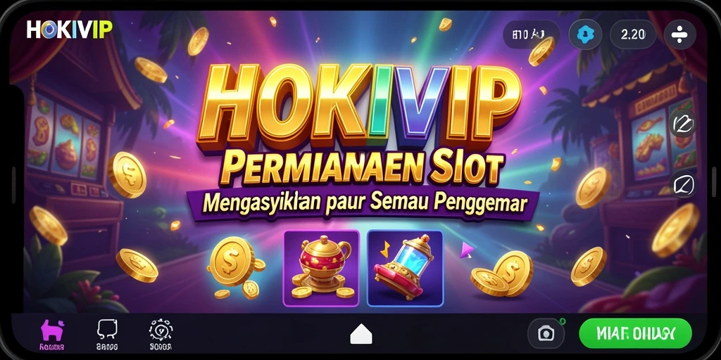 Gameplay HOKIVIP menampilkan keseruan mesin Slot yang beragam.