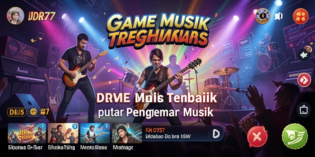 Tampilan gameplay <strong>IDR77</strong> yang menarik dengan berbagai lagu menarik.
