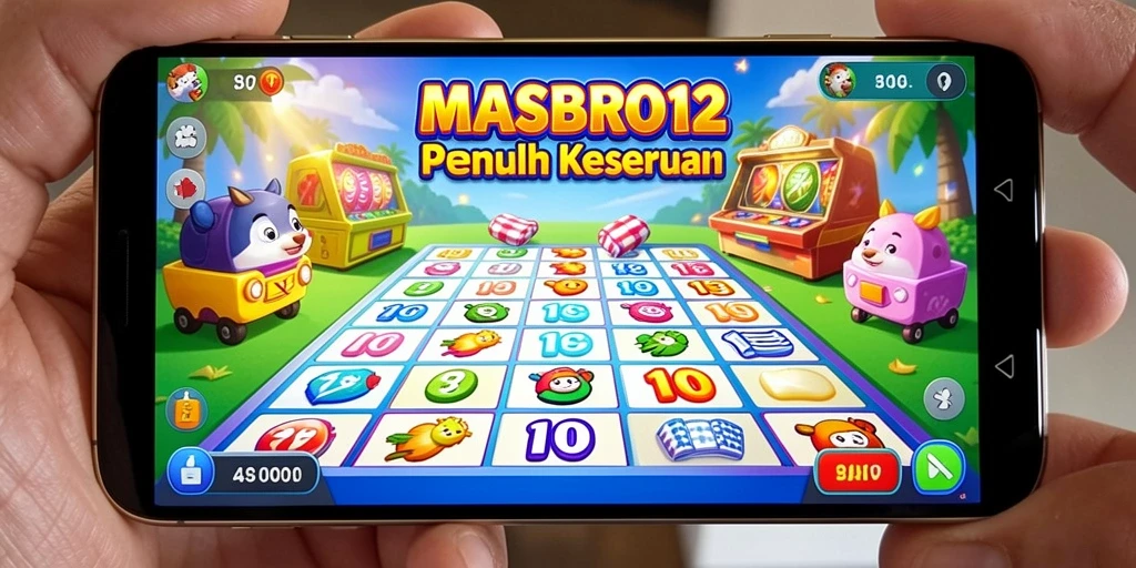 Tampilan gameplay Bingo yang seru dan interaktif di MASBRO12.