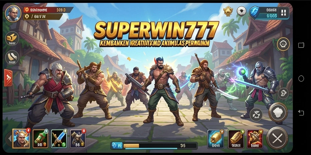 Tampilan screenshot SUPERWIN777 menampilkan gameplay simulasi yang menarik.